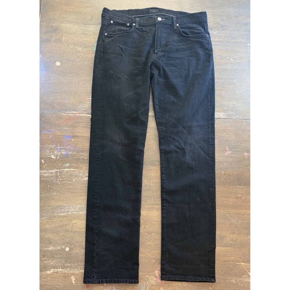 Citizens of Humanity Gage Slim Straight Jeans Black Mens 36 36x33